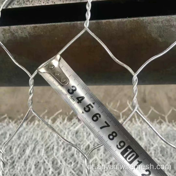 Galvanizou Hexagonal Gabion Box Hexagonal Wire Mesh